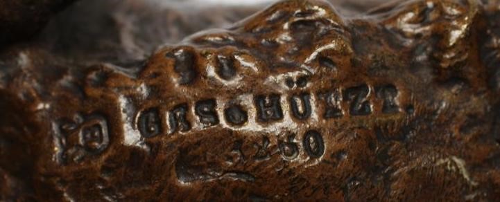 A FRANZ BERGMAN BRONZE RETRIEVER Image