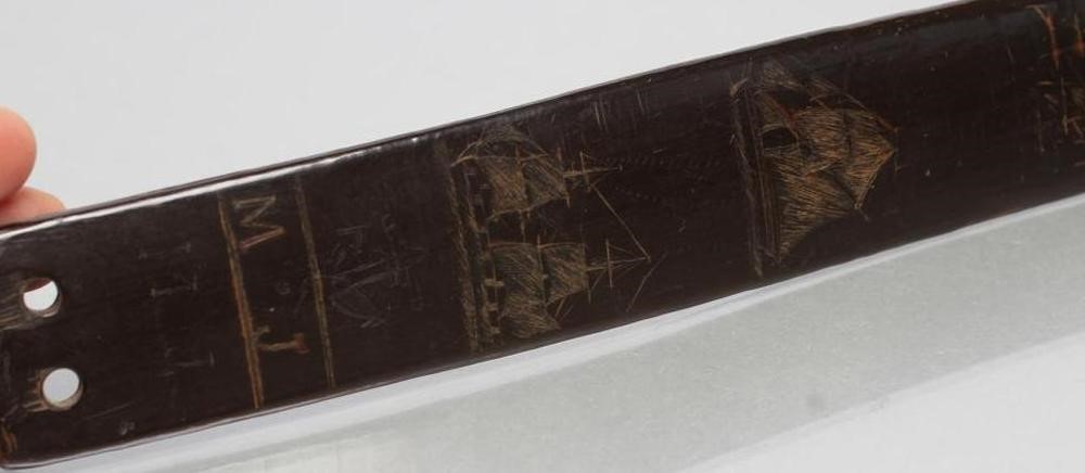 A BALEEN SCRIMSHAW STAY BUSK Image