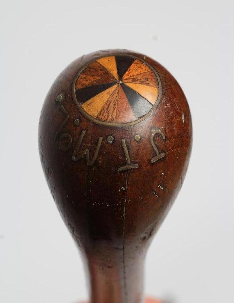 TWO LATE VICTORIAN "SABBATH" TYPE WALKING STICKS Image