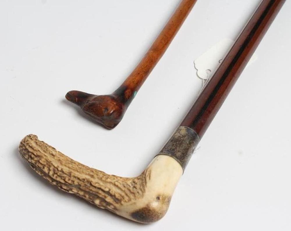 A LATE VICTORIAN WALKING STICK Image