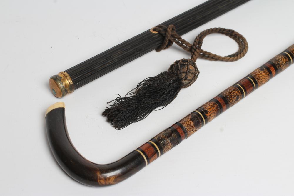 A REGENCY EBONY WALKING CANE Image