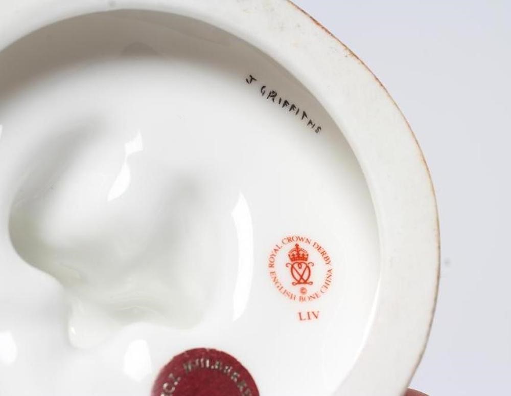 A ROYAL CROWN DERBY CHINA MANSION HOUSE DWARF Image