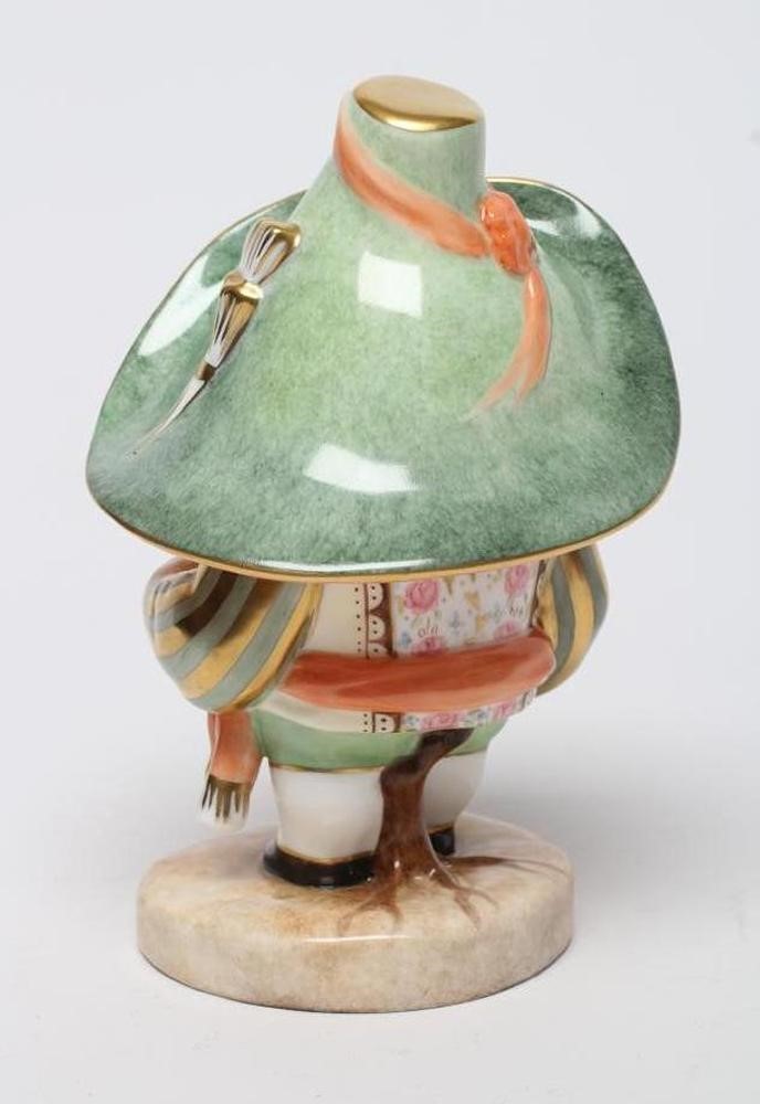 A ROYAL CROWN DERBY CHINA MANSION HOUSE DWARF Image