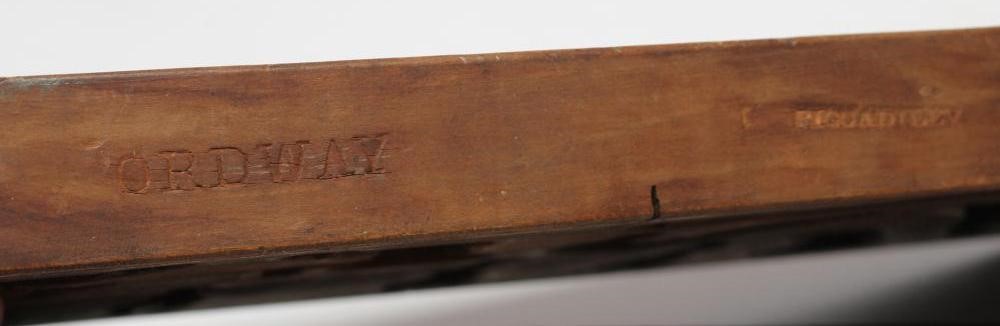 TWO SOFTWOOD PASTRY MOULDS Image