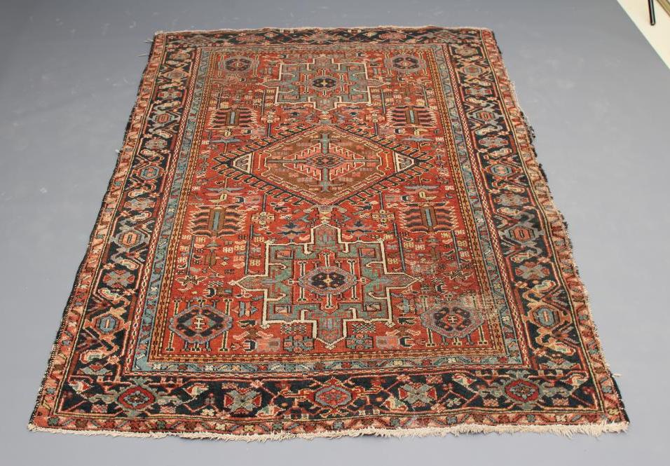 A WEST PERSIAN TRIBAL RUG Image