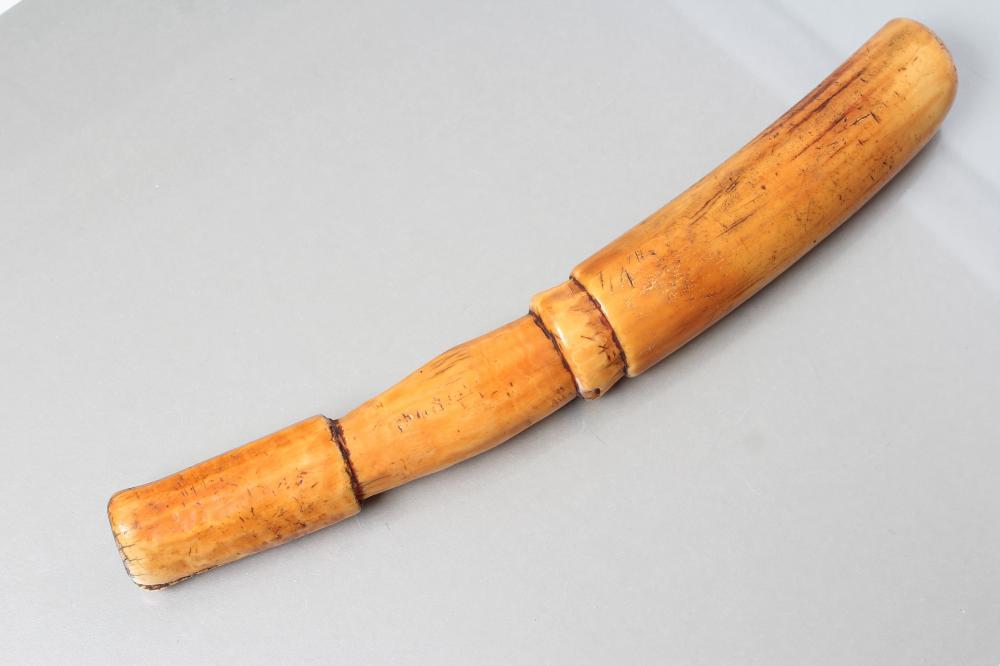 AN AFRICAN IVORY PESTLE Image