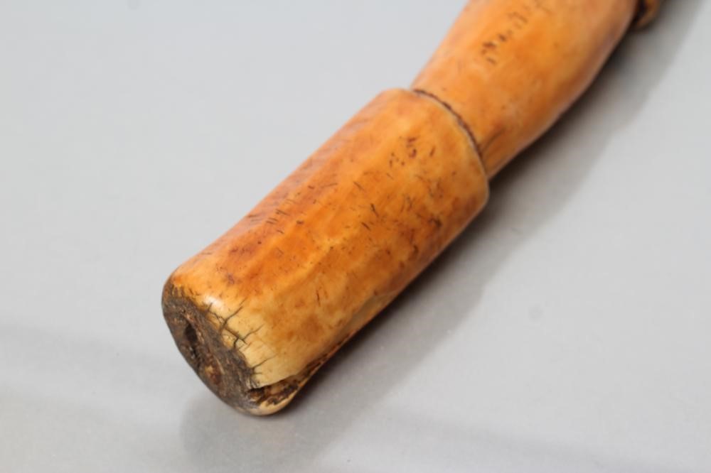 AN AFRICAN IVORY PESTLE Image