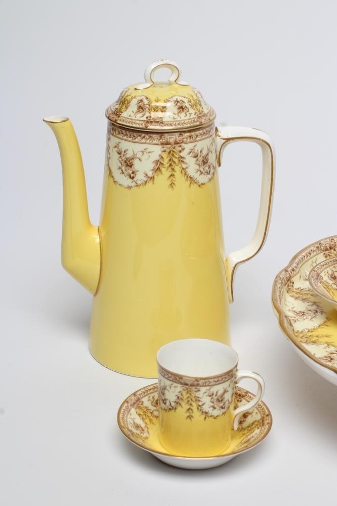 A ROYAL WORCESTER CHINA COFFEE SET Image