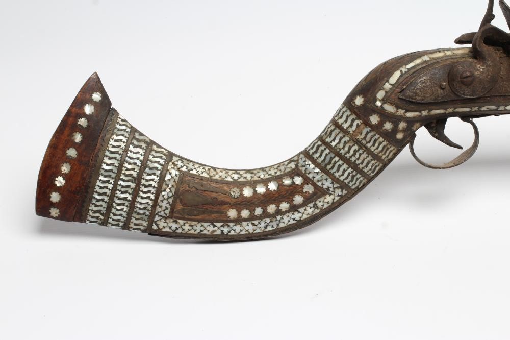 AN AFGHAN MUSKET with 46 1/2" octagonal barrel Image