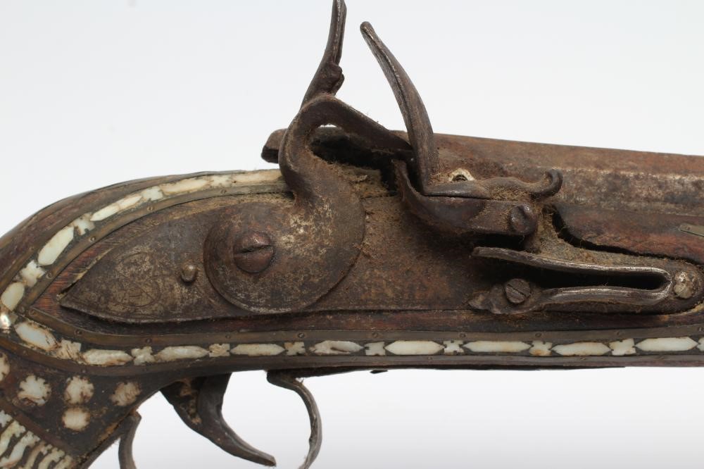 AN AFGHAN MUSKET with 46 1/2" octagonal barrel Image