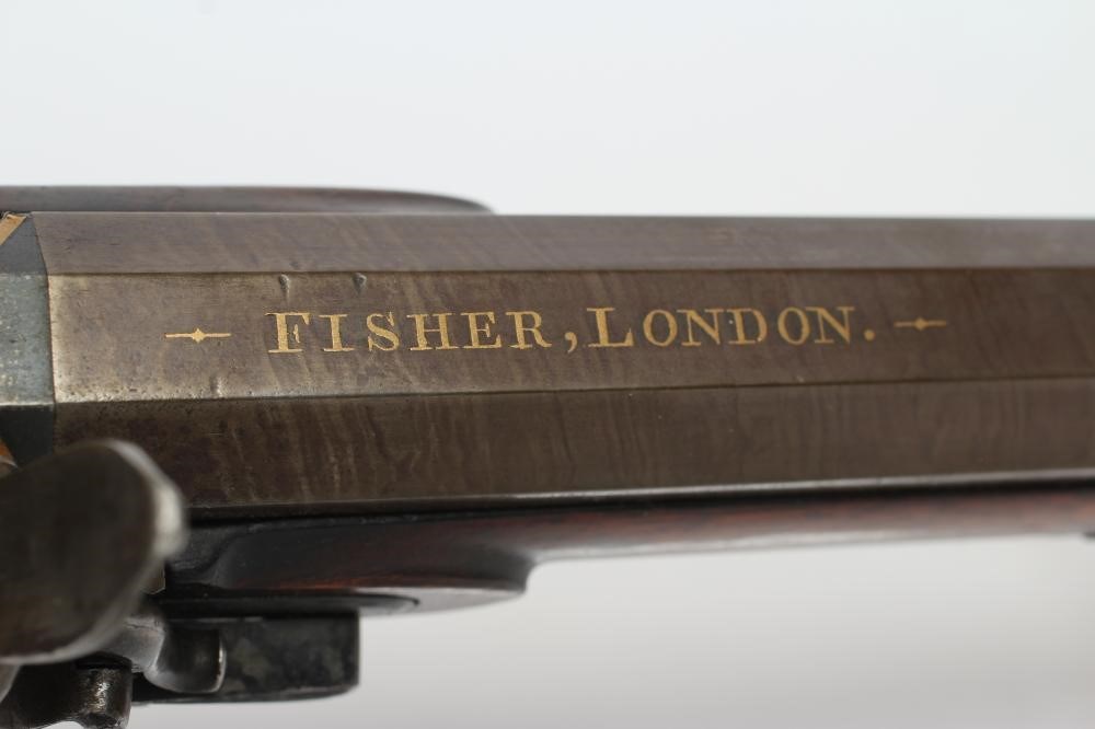 A FLINTLOCK SPORTING GUN by Fisher of London Image