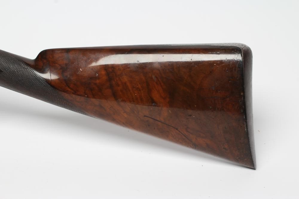 A DOUBLE BARRELLED PERCUSSION SPORTING GUN by Dooley of Liverpool Image