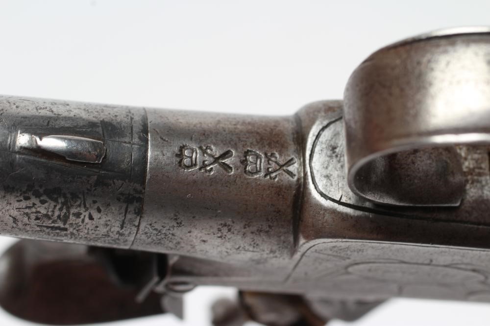 A FLINTLOCK POCKET PISTOL by Jones of London Image