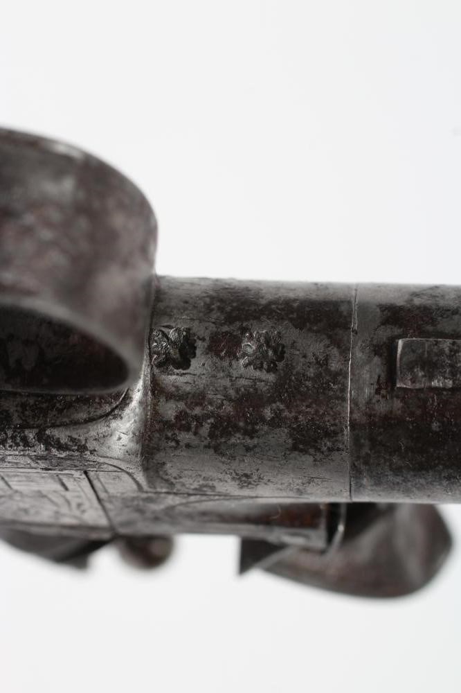 A FLINTLOCK POCKET PISTOL Image