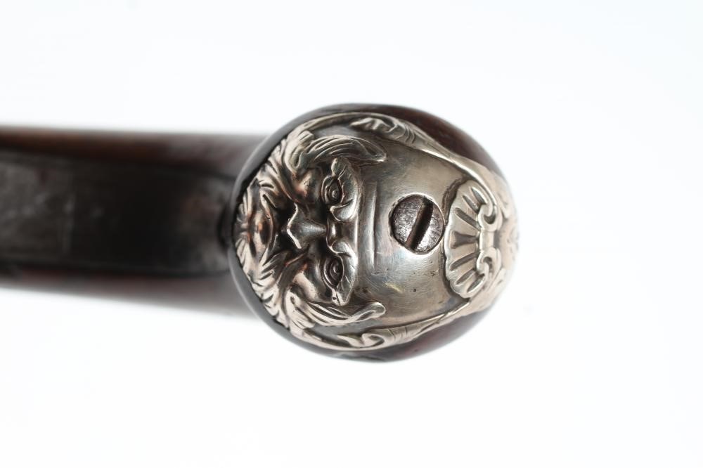 A QUEEN ANNE STYLE PERCUSSION PISTOL by Barbar of London Image