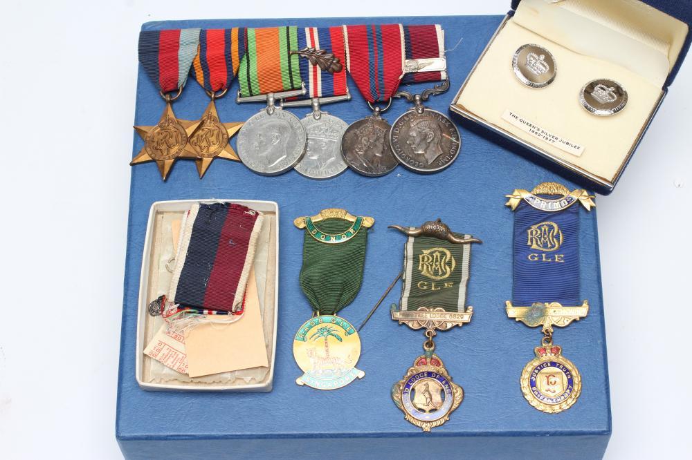 A FAMILY OF SECOND WORLD WAR MEDALS awarded to RAF Warrant Officer A. Ransom (505826) Image