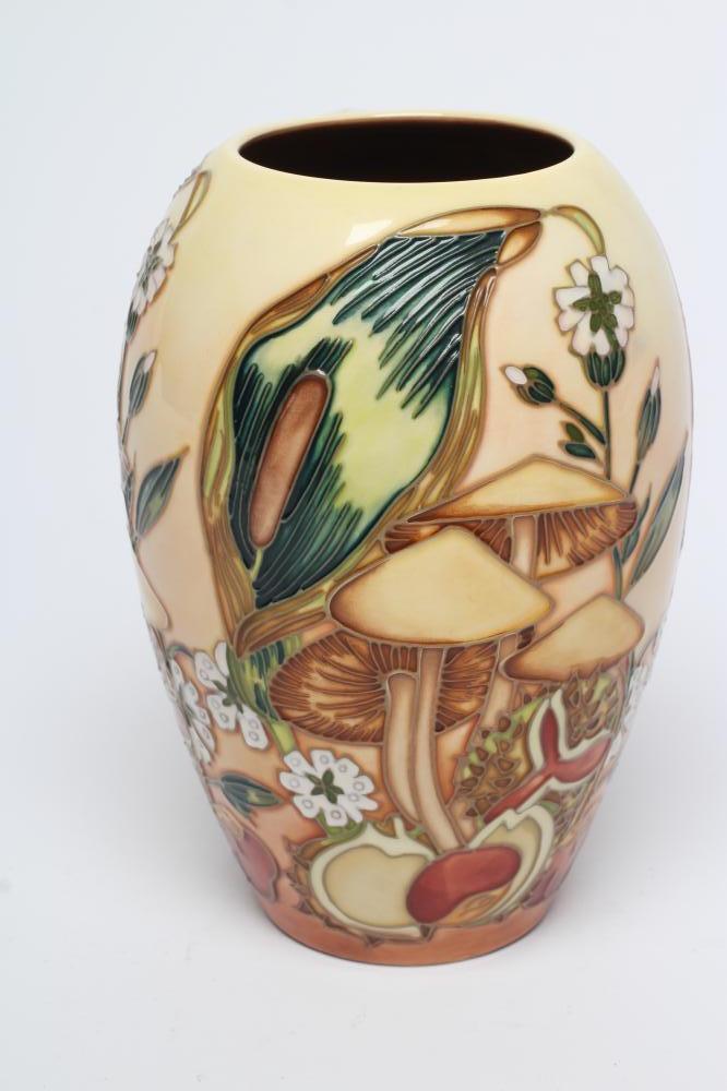 A MOORCROFT POTTERY UNDERWOOD PATTERN VASE Image