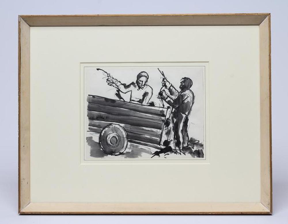 JOSEF HERMAN O.B.E. R.A. (Polish 1911-2000) Image