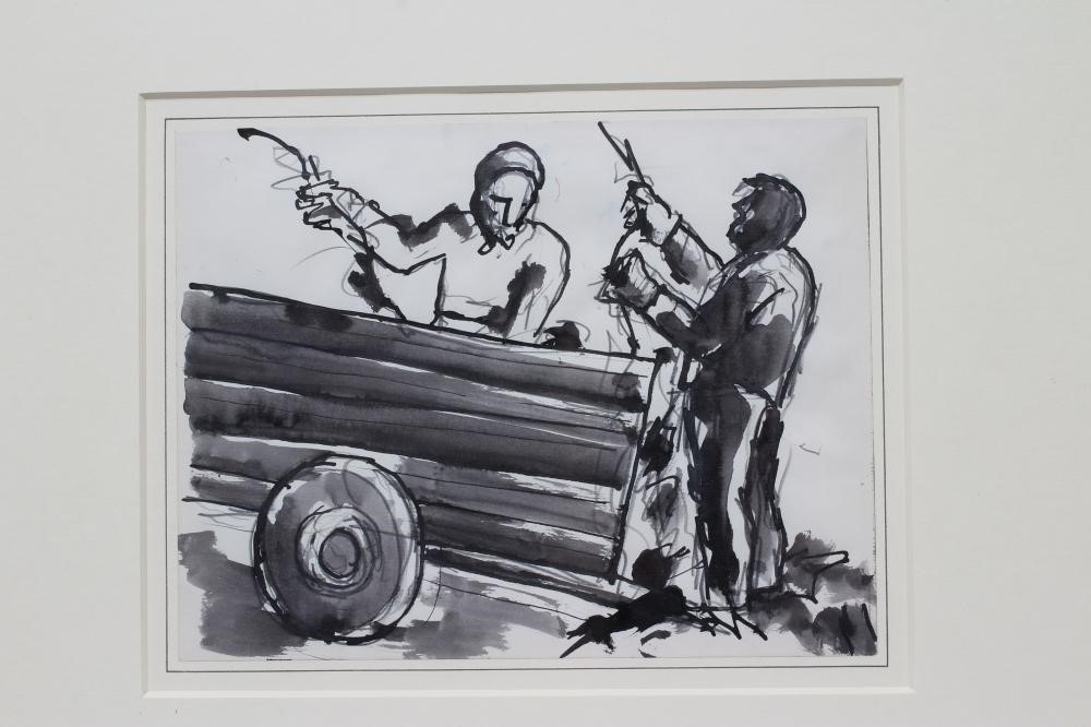 JOSEF HERMAN O.B.E. R.A. (Polish 1911-2000) Image