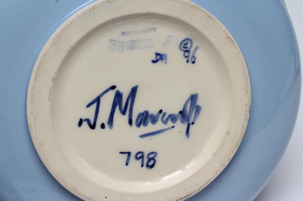 A MOORCROFT POTTERY "FLORIAN YACHT" PATTERN VASE Image