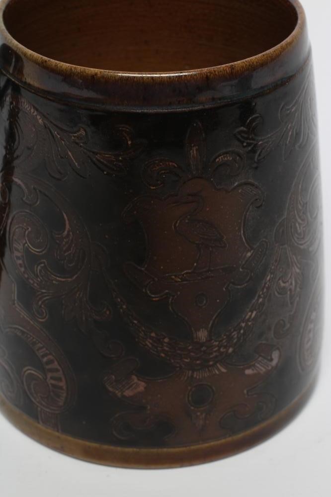 A MARTIN BROTHERS STONEWARE ROYAL COMMEMORATIVE MUG Image