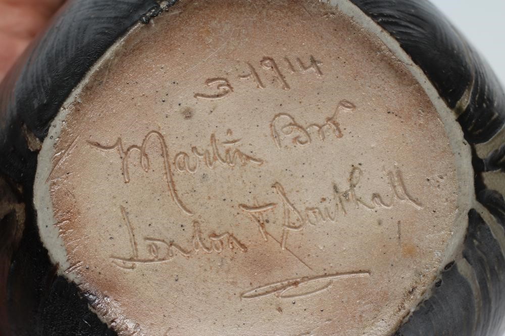 A MARTIN BROTHERS STONEWARE VASE Image