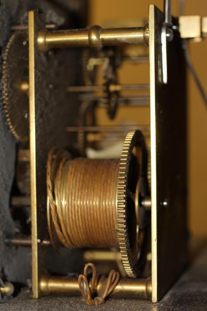 A MAHOGANY LONGCASE CLOCK signed J Weston Image