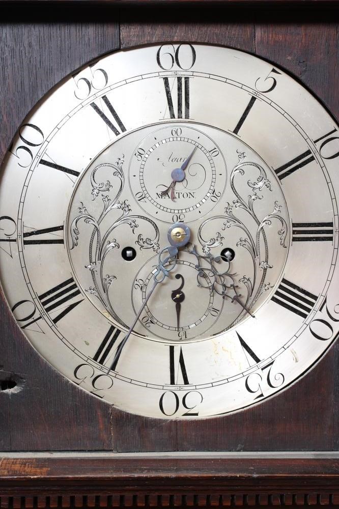 AN OAK LONGCASE CLOCK Image