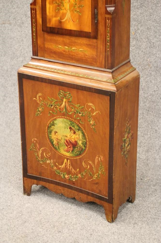 A MAHOGANY LONGCASE CLOCK Image