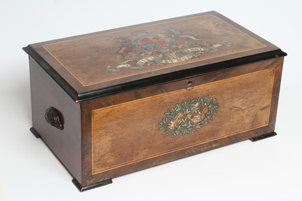 A SWISS MUSICAL BOX Image