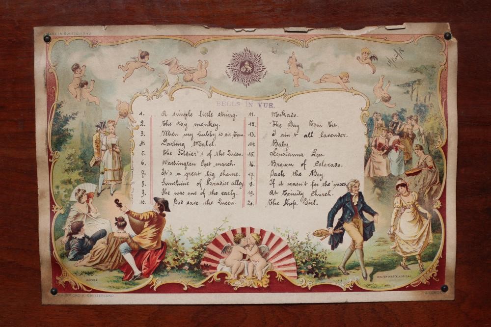 A SWISS MUSICAL BOX Image