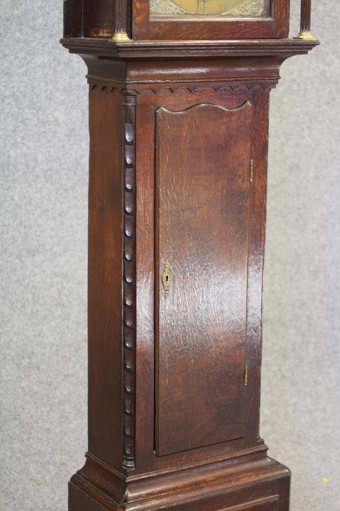 AN OAK LONGCASE CLOCK Image