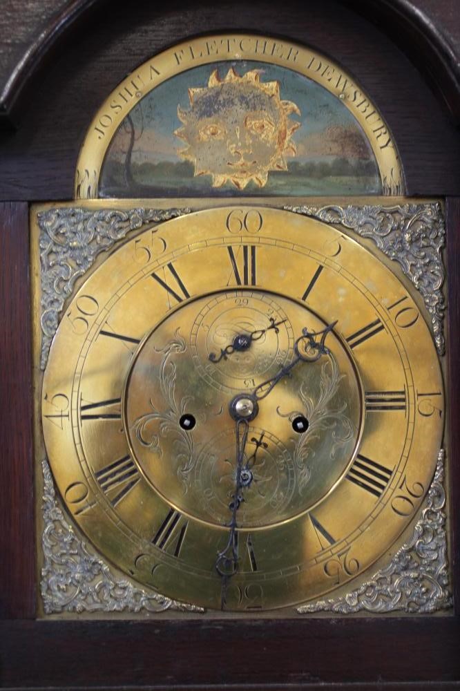 AN OAK LONGCASE CLOCK Image