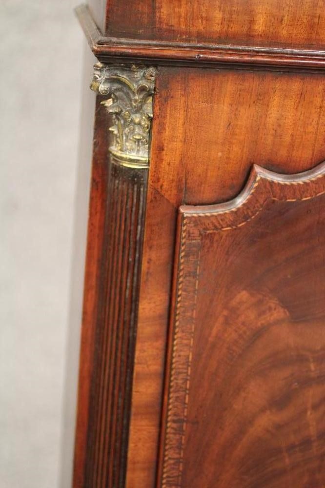 A MAHOGANY LONGCASE CLOCK by John Hudson Image