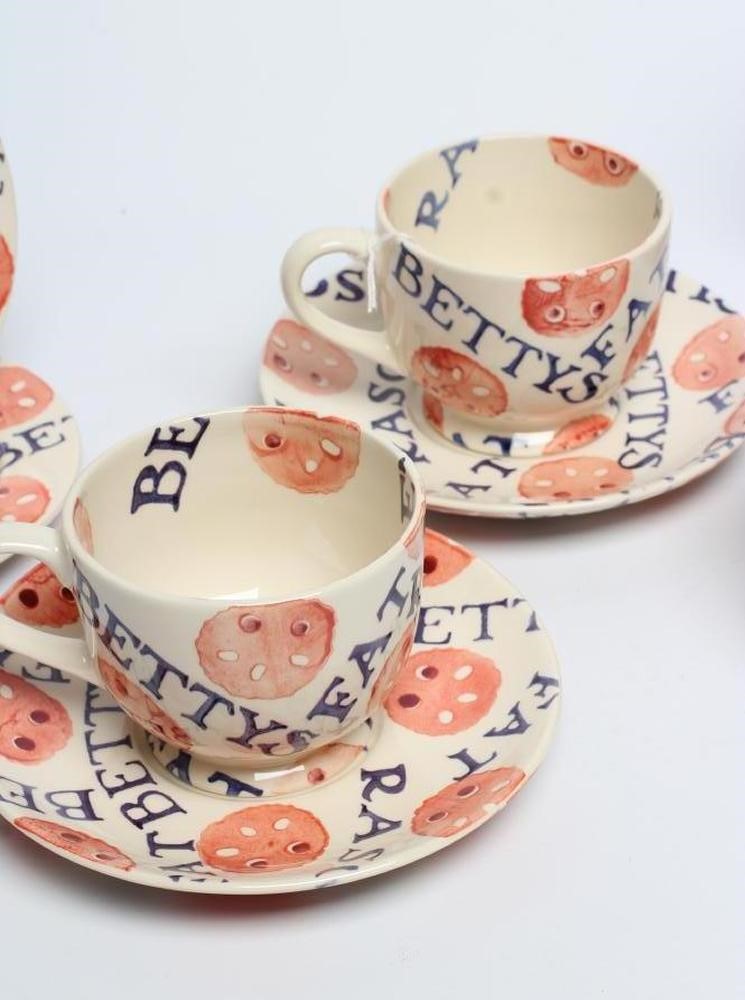 OF YORKSHIRE INTEREST - An Emma Bridgewater pottery "Bettys Fat Rascal" pattern breakfast set for Image