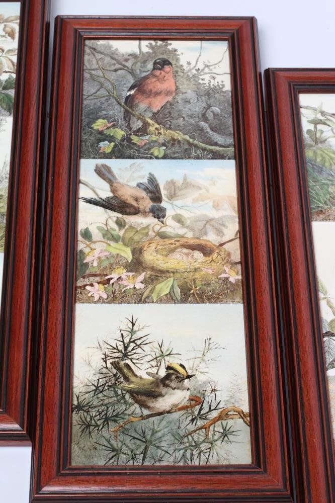 A SET OF NINE MINTON TILES Image