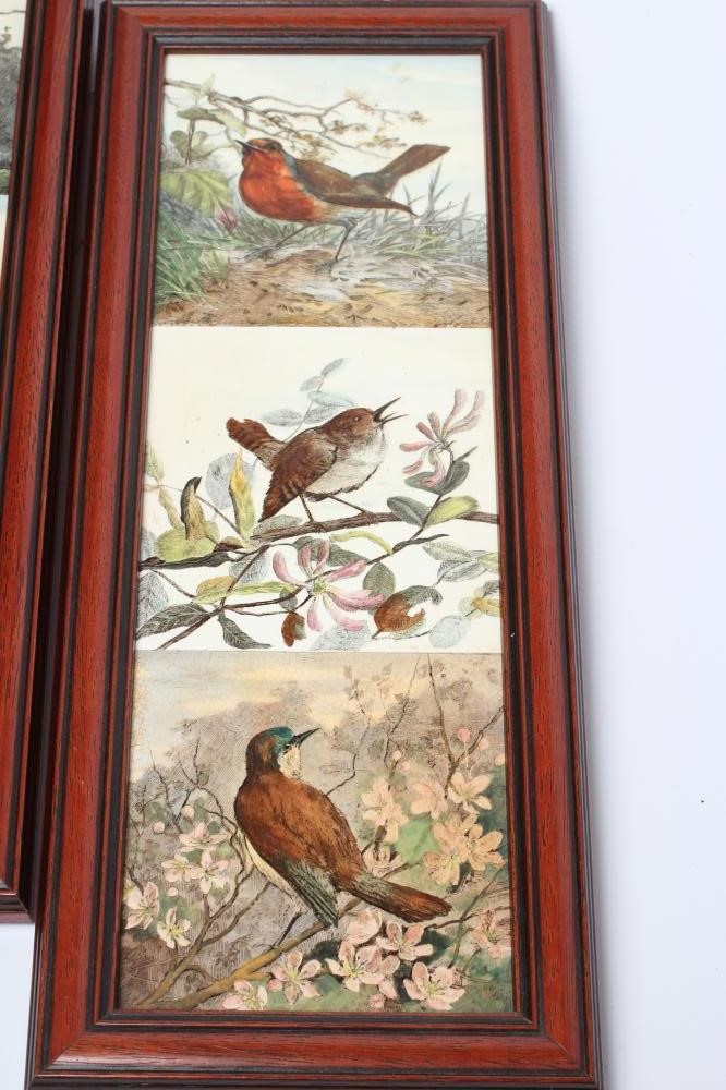 A SET OF NINE MINTON TILES Image