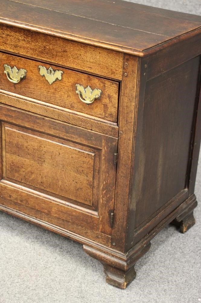 AN OAK ENCLOSED DRESSER Image
