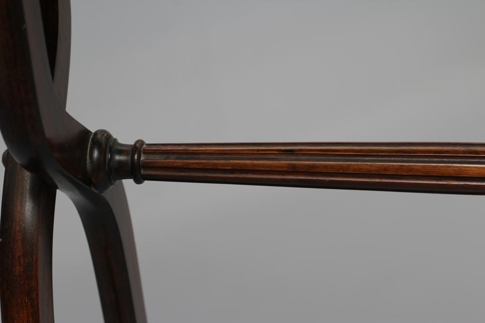 A MAHOGANY FOLDING CAMPAIGN DESK Image