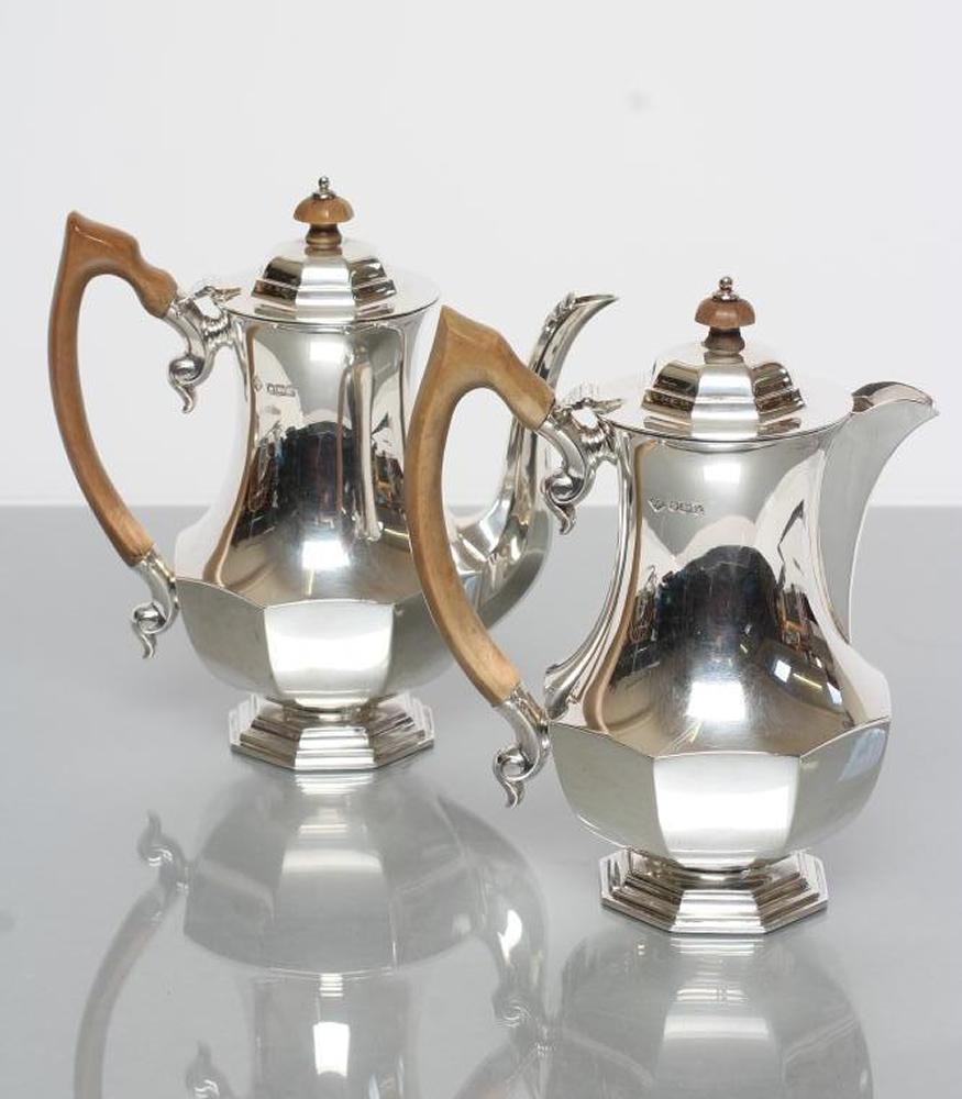 A TWO PIECE SILVER CAFE-AU-LAIT Image