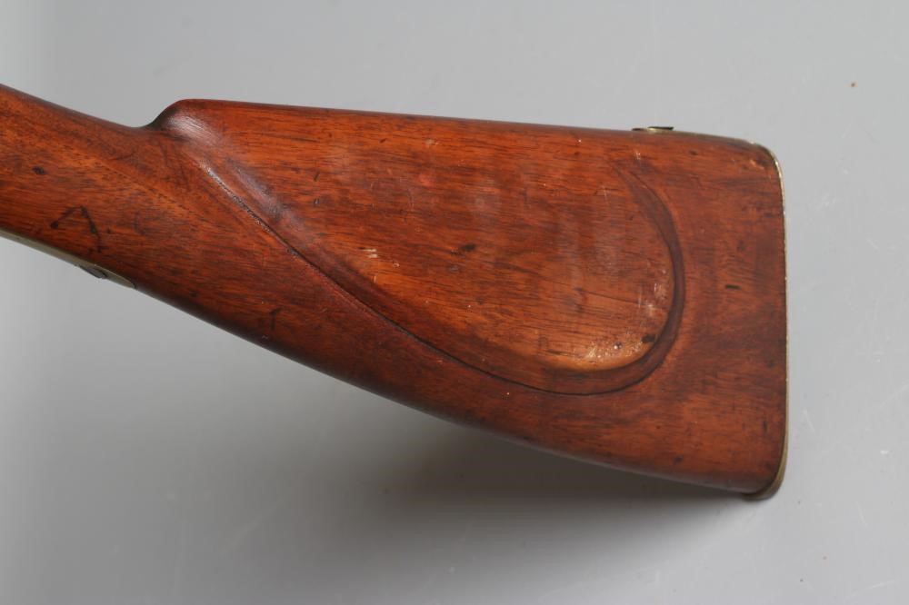 A TOWER PERCUSSION MUSKET with 39" barrel, action with crown over VR and 1872 over TOWER, walnut Image