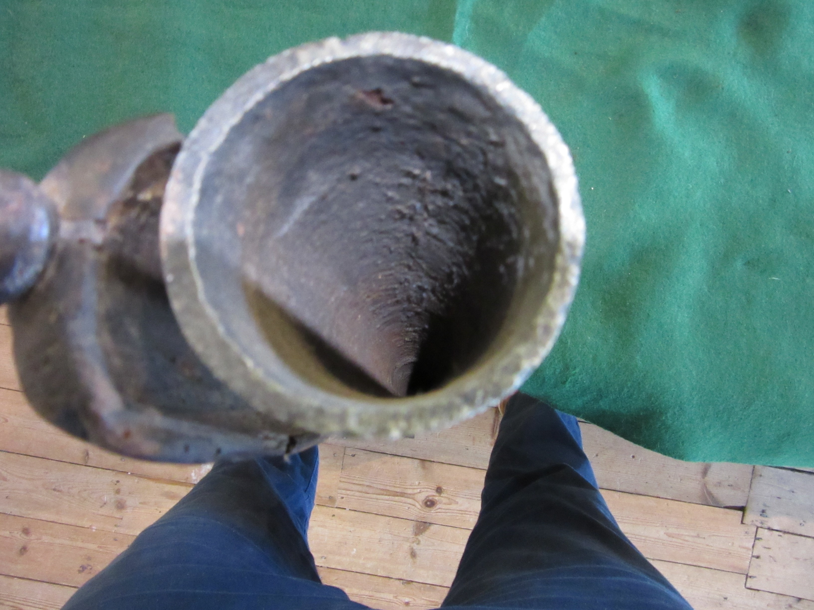 A FLINTLOCK BLUNDERBUSS with 24 1/2" flared barrel, action inscribed TOWER, wood stock and steel Image