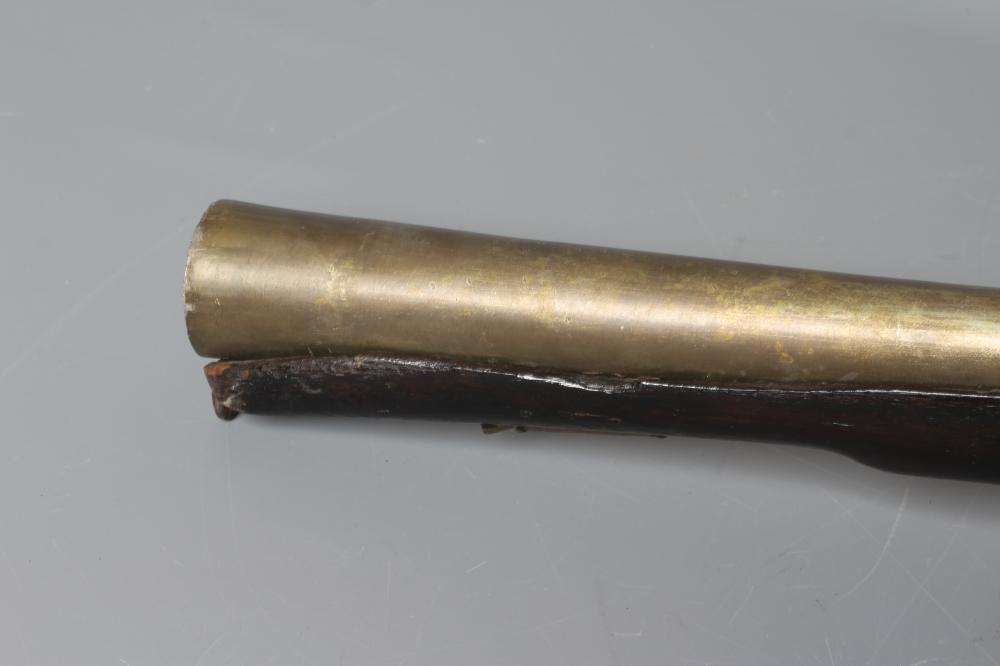 A FLINTLOCK BLUNDERBUSS with 24 1/2" flared barrel, action inscribed TOWER, wood stock and steel Image