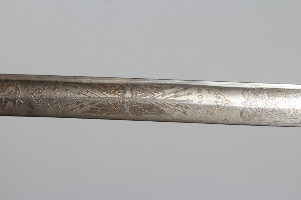 AN 1821 PATTERN ARTILLERY OFFICER'S SWORD Image
