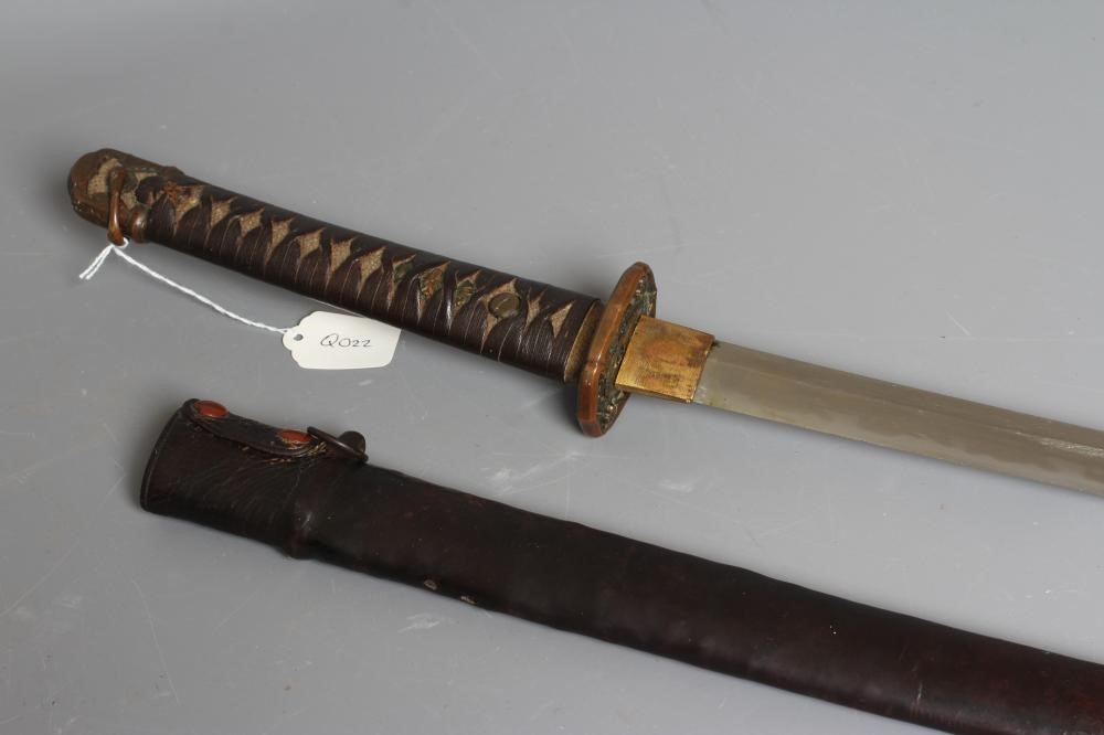 A JAPANESE KATANA with WWII saya Image