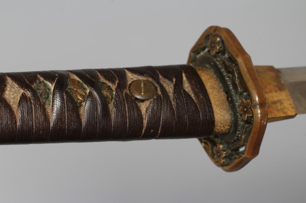 A JAPANESE KATANA with WWII saya Image