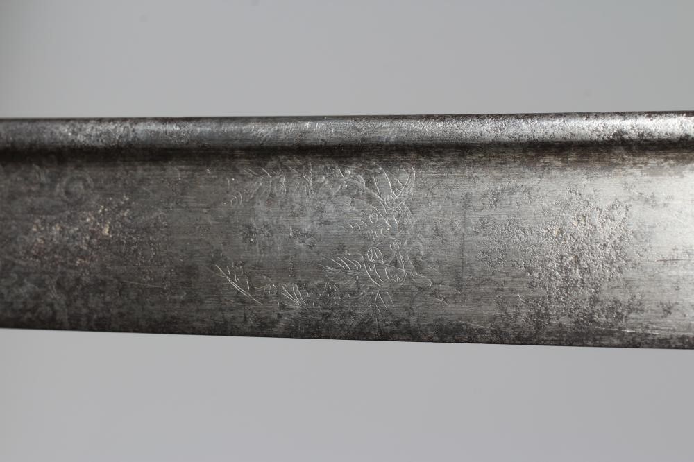 AN 1822 PATTERN INFANTRY OFFICER'S SWORD with 32" curved and pipe backed blade Image