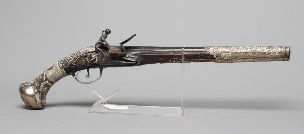 A FLINTLOCK HOLSTER PISTOL Image