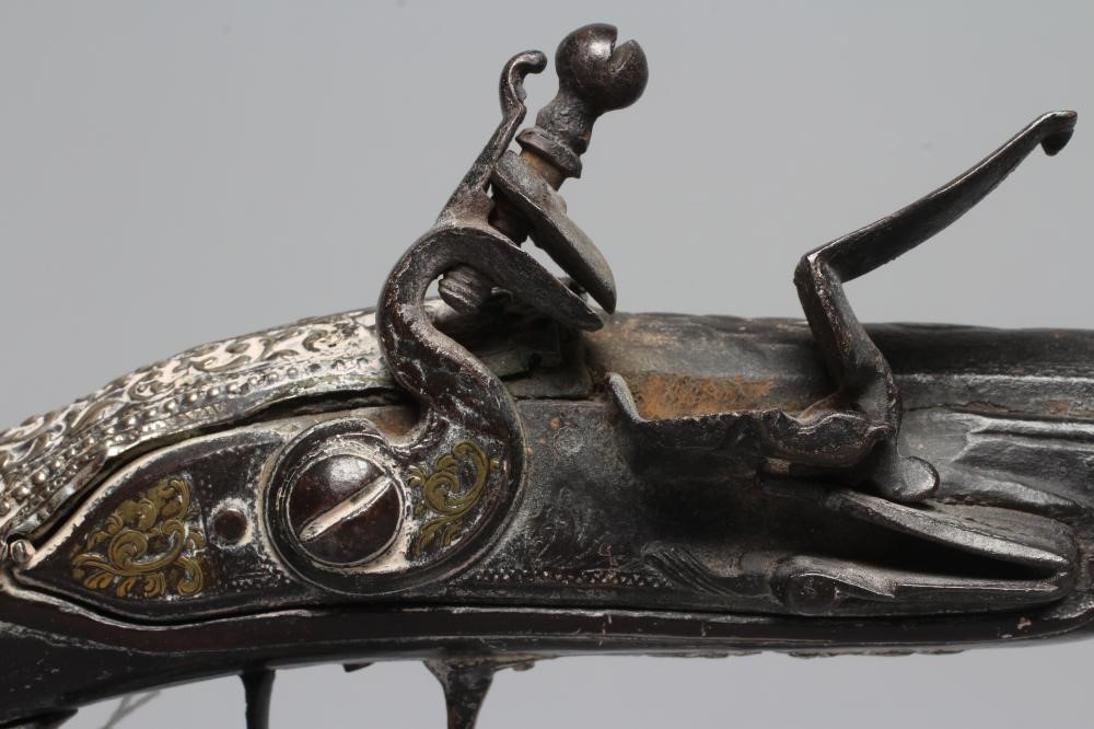 A FLINTLOCK HOLSTER PISTOL Image