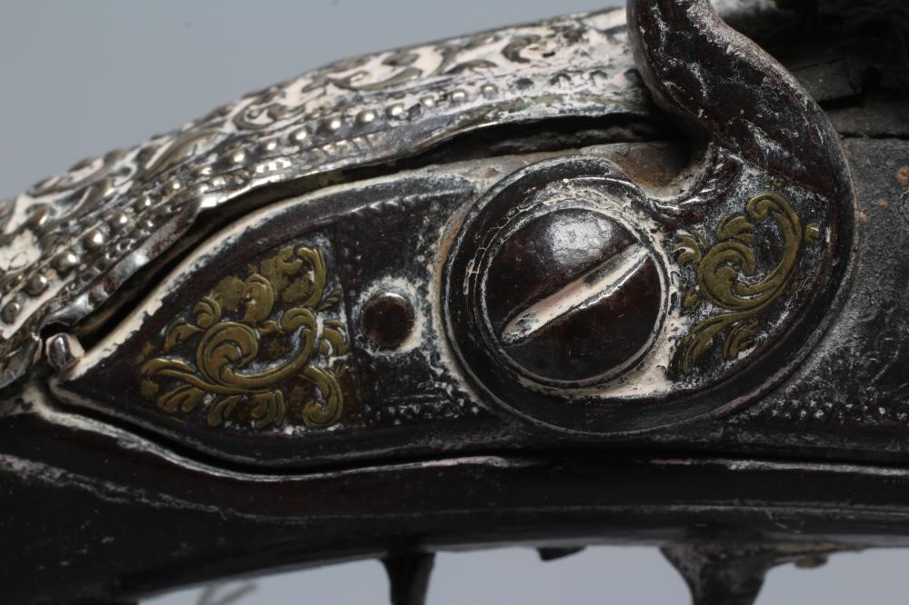 A FLINTLOCK HOLSTER PISTOL Image
